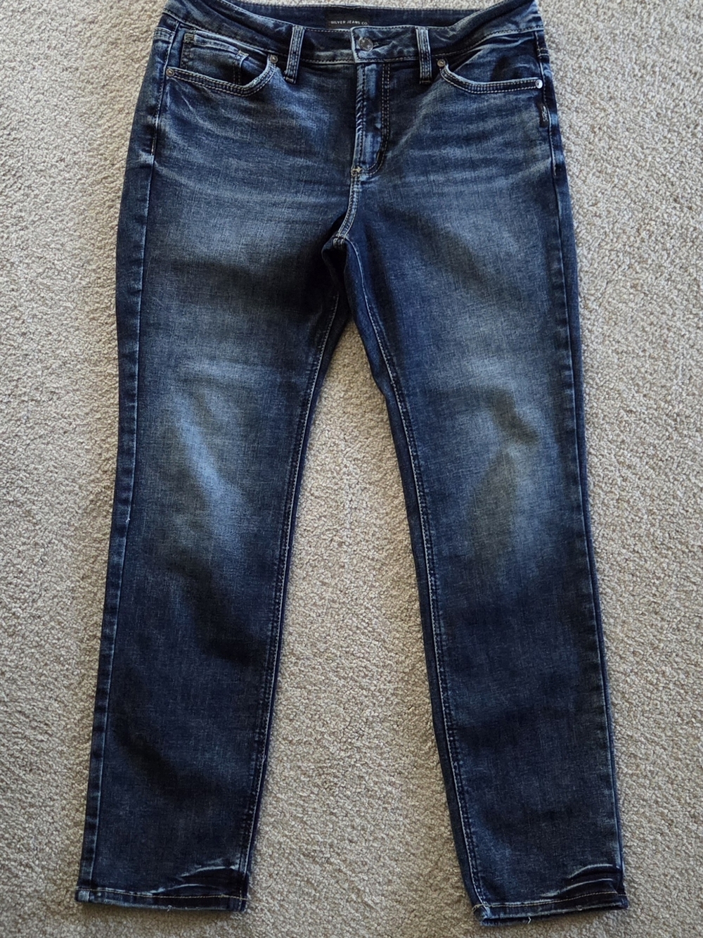Women's Silver Suki Straight Jeans